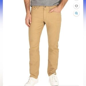 NWT U.S. Polo Assn. Tan Slim Straight Pants Size 32/30